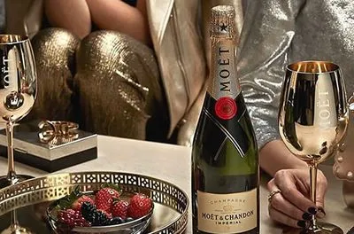 Компания Moët Hennessy будет по-другому оформлять бутылки шампанского для поставки в Россию