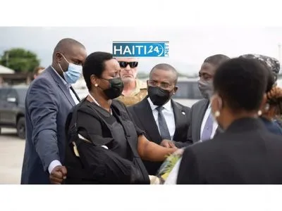 Вдова убитого президента Гаити вернулась на родину