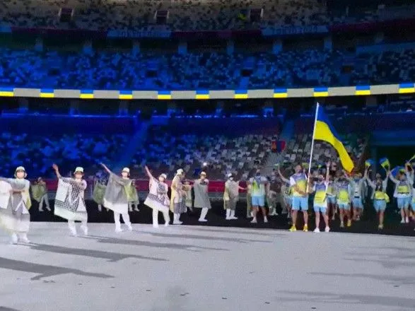 Олимпиада-2020: сборная Украины прошла на церемонии открытия Игр в Токио