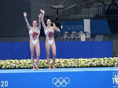 Украинских синхронисток на церемонии награждения в Токио представили как российских спортсменок