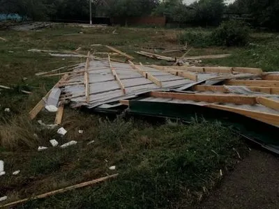 Ураган нанес урон населенным пунктам востока Одесской области