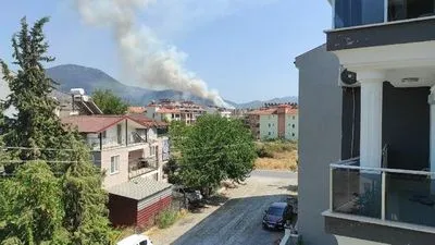 В турецком Даламане вспыхнул новый лесной пожар