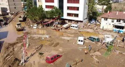 Север Турции страдает от наводнений: один человек пропал без вести