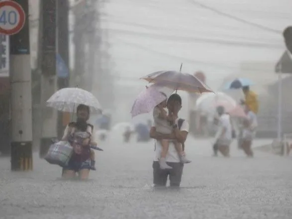В Японии продолжаются ливни, объявлена эвакуация более миллиона жителей