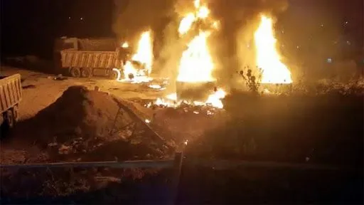 В Ливане взорвался газовый танкер, погибли люди