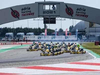 Двенадцатилетний украинец попал на подиум "FIA karting Academy Trophy"