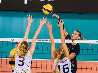 Волейбол: женская сборная Украины одержала вторую победу на чемпионате Европы