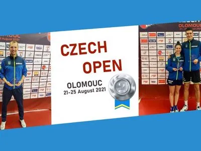 Украинцы завоевали две медали на турнире по настольному теннису в Чехии