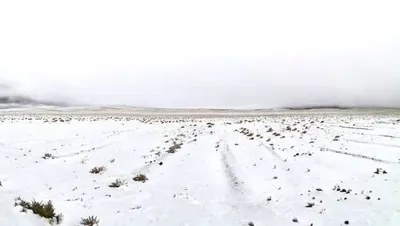 Исторический снегопад: в пустыне Атакама выпал снег