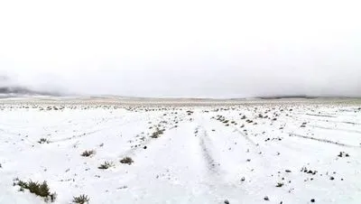 Исторический снегопад: в пустыне Атакама выпал снег