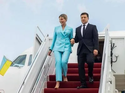 Владимир Зеленский с женой прибыли в Вашингтон