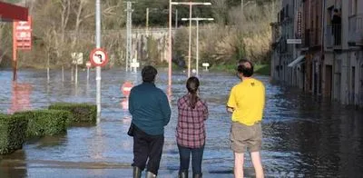 Сильный ливень вызвал наводнение в Испании