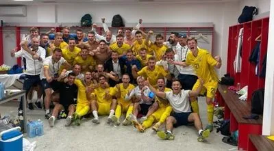 Молодежная сборная Украины праздновала победу на старте отбора к Евро-2023