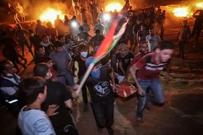 Израильские войска убили палестинца во время протеста против блокады Газы