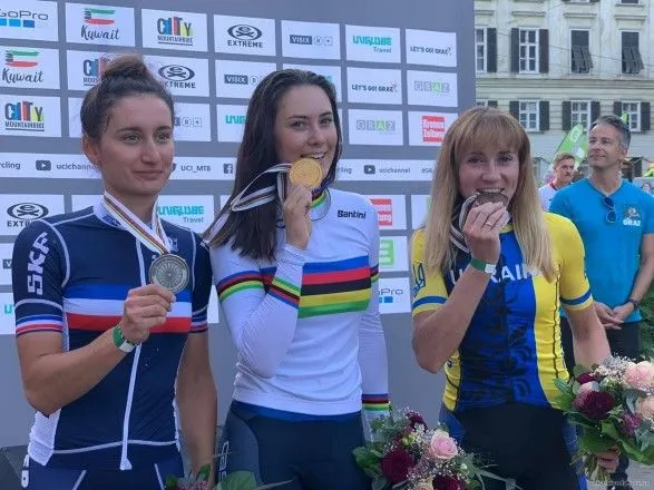 Українська велогонщиця виборола медаль чемпіонату світу з маунтінбайку