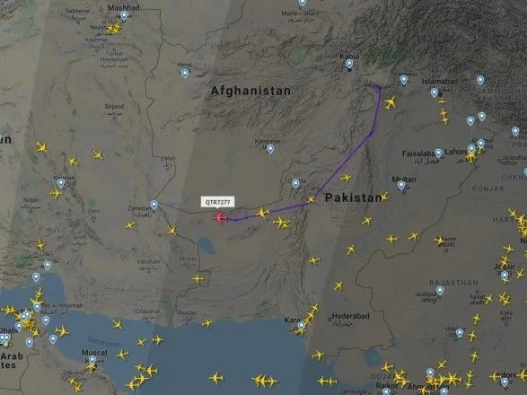 Другий катарський рейс вилетів з Кабула. Хто на борту – невідомо