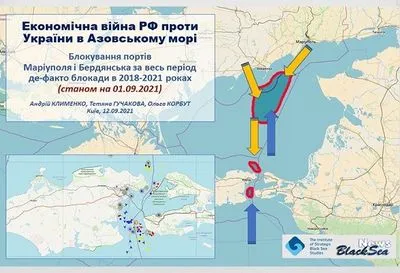 Россия по 15-30 часов держит суда, идущие в украинские порты Азовского моря - исследование