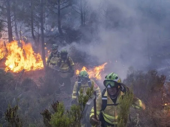 Пожежа на півдні Іспанії: вогонь наблизився до заповідника
