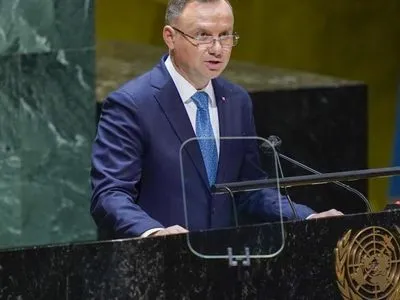Дуда з трибун ООН нагадав про конфлікт в Україні, про який забула "багата Північ"