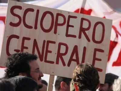 Загальнонаціональний страйк в Італії: під удар потрапили транспорт, школи і держустанови