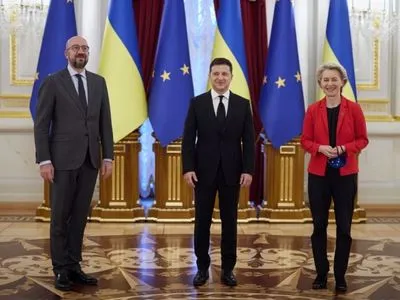 Саммит Украина-ЕС: главы сообщества встретились с Зеленским