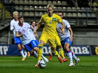 Молодежная сборная Украины одержала третью победу в отборе на Евро-2023