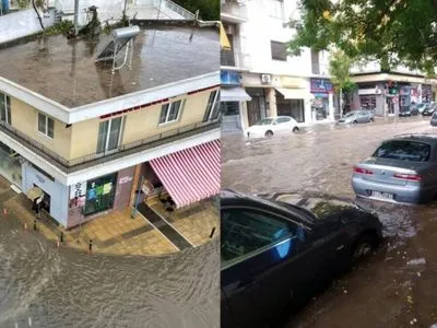 Афіни у воді: через зливи закрили школи та зупинили транспорт