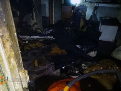 На Днепропетровщине в результате пожара в жилом доме погиб человек