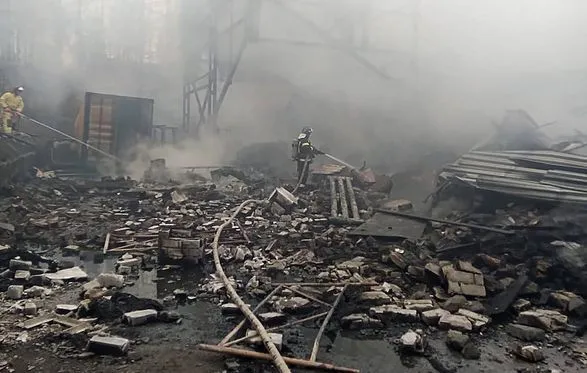 Під час пожежі на російському пороховому заводі загинуло семеро людей