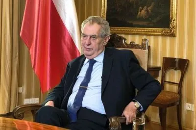 Стан здоров'я госпталізованого президента Чехії Мілоша Земана покращився