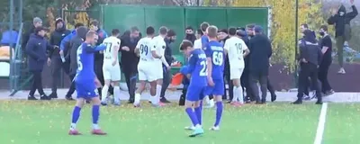 Під час матчу Другої ліги України сталася бійка між уболівальниками на полі
