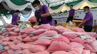 Поліція Лаосу вилучила 55 мільйонів таблеток метамфетаміну під час найбільшого в Азії рейду