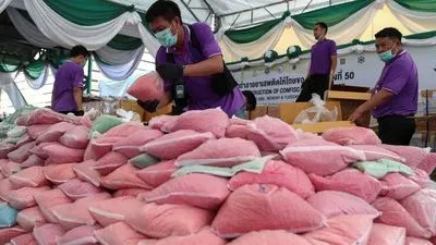 Поліція Лаосу вилучила 55 мільйонів таблеток метамфетаміну під час найбільшого в Азії рейду
