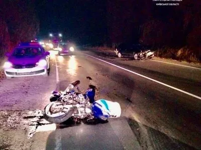 В Ирпене в ДТП между легковушкой и мотоциклистом погиб человек