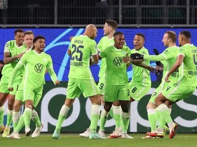 Футбол: "Вольфсбург" завоевал первую победу на групповой стадии Лиги чемпионов