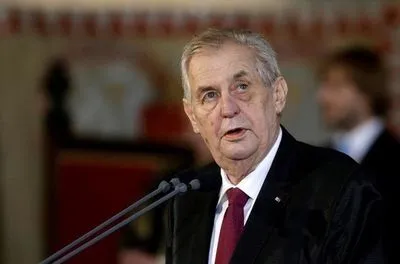 Госпіталізований президент Чехії має намір призначити голову опозиції прем’єр-міністром