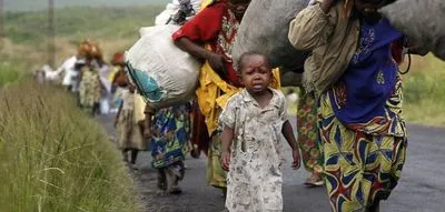 Через бойові дії у східному Конго, близько 11 тисяч біженців втекли до Уганди