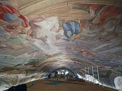 Во Львове завершили реставрацию уникальных фресок XVIII века