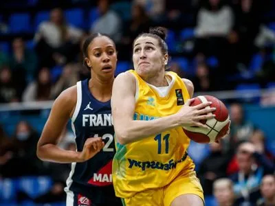 Баскетбол: женская сборная Украины разгромила француженок в отборе на Евробаскет-2023