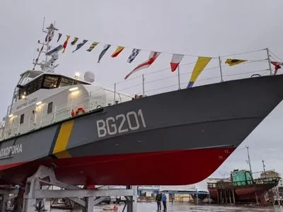 Во Франции на воду спустили катер, который будет охранять морские границы Украины