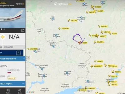 Біля кордону з Україною помітили літак із авіапарку Путіна