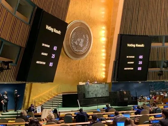 ГА ООН ухвалила резолюцію щодо прав людини в анексованому Криму