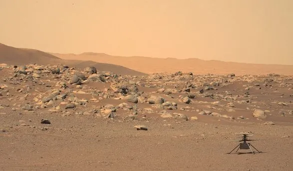 Вертоліт NASA Ingenuity здійснив 18-й політ на Марсі: було подолано 230 метрів