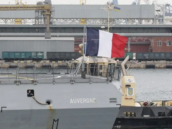 Французский ракетный фрегат зашел в Одесский порт
