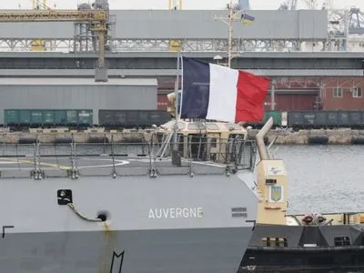 Французский ракетный фрегат зашел в Одесский порт