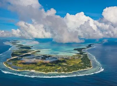 Остров Рождества первым встретил 2022 год