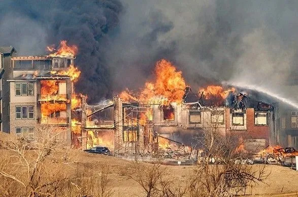 Через лісові пожежі у штаті Колорадо згоріли понад 500 будинків