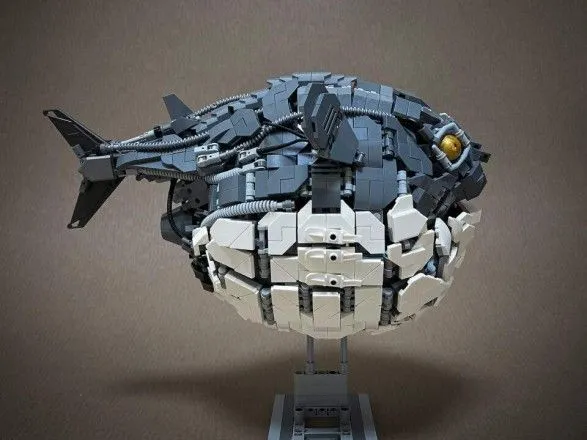 В Японии скульптор создает механические скульптуры из LEGO
