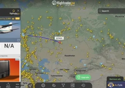 Два військові літаки РФ летять до Казахстану