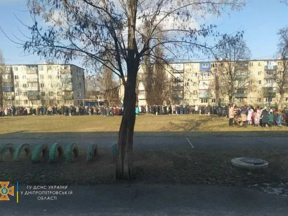 Лицей загорелся в Днепропетровской области. Эвакуировали 636 детей и 54 работника